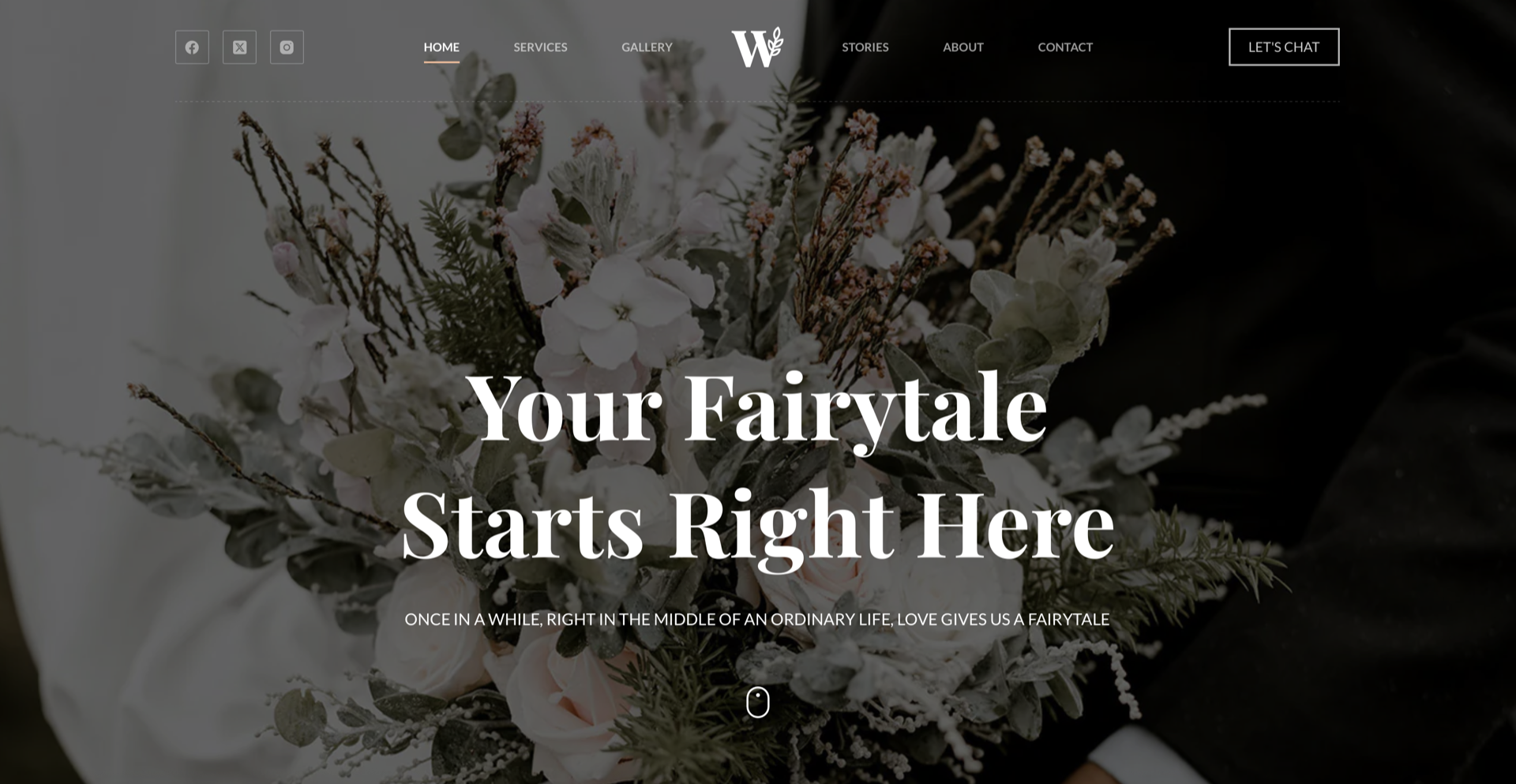 Wedding planner website demo template